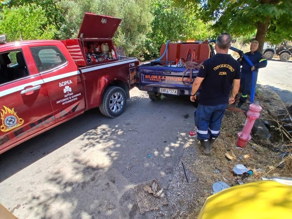 Για τρίτο συνεχόμενο 24ωρο στην πρώτη γραμμή οι εθελοντές της ΕΠ.ΟΜ.Ε.Α. Χανίων