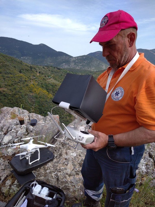 Η χρήση drone βοήθησε στην έρευνα δυσπρόσιτων περιοχών