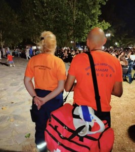 Υγειονομική κάλυψη από την ΕΠΟΜΕΑ Τυρνάβου και Λάρισας στη Γιορτή Κρασιού Αμπελώνα