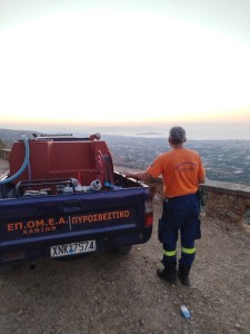 Για τρίτο συνεχόμενο 24ωρο στην πρώτη γραμμή οι εθελοντές της ΕΠ.ΟΜ.Ε.Α. Χανίων
