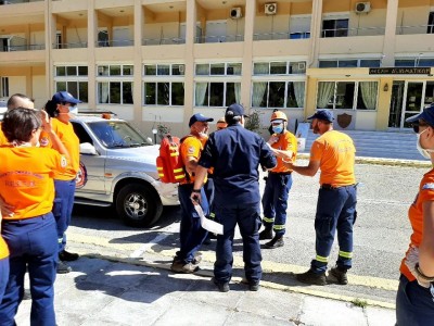 Άσκηση Μείζωνος Ατυχήματος στον Ναύσταθμο Κρήτης