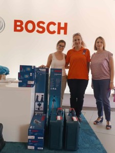 Ένα μεγάλο ευχαριστώ στην εταιρεία BOSCH  που είναι αρωγός στο έργο μας. 