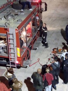 Lesson for the 5th recruits group with Mr. Sophocles Oulis, Fire Lieutenant of the 2nd Fire Station, Municipality of Athens