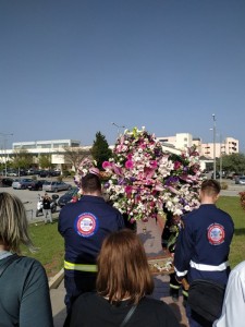 Περιφορά επιταφίου στο Πανεπιστημιακό νοσοκομείο Λαρισας