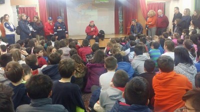 Άσκηση σεισμού σε δημοτικό σχολείο - ΕΠ.ΟΜ.Ε.Α. Θεσσαλονίκης