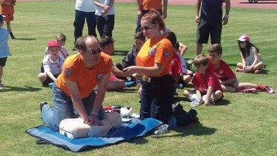 Υγειονομική κάλυψη και παρουσίαση ΚΑΡΠΑ από την ΕΠ.ΟΜ.Ε.Α Βόλου 