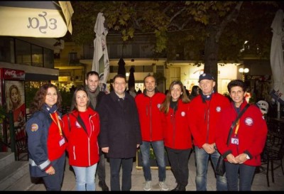 Υγειονομική κάλυψη φωταγώγησης Χριστουγεννιάτικου δέντρου από την ΕΠ.ΟΜ.Ε.Α. Λοκρών 