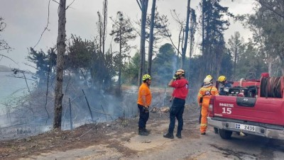 Στην πυρκαγιά στο Ναύσταθμο Σούδας η ΕΠ.ΟΜ.Ε.Α. Χανίων 