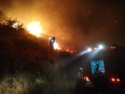 Επιχείρηση δασοπυρόσβεσης ΕΠ.ΟΜ.Ε.Α Χανίων στο Δήμο Κανδάνου 