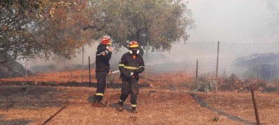 Σε εξέλιξη βρίσκεται φωτιά στον Νέο Κουβαρά Αττικής με πυκνούς καπνούς να έχουν σκεπάσει την περιοχή.